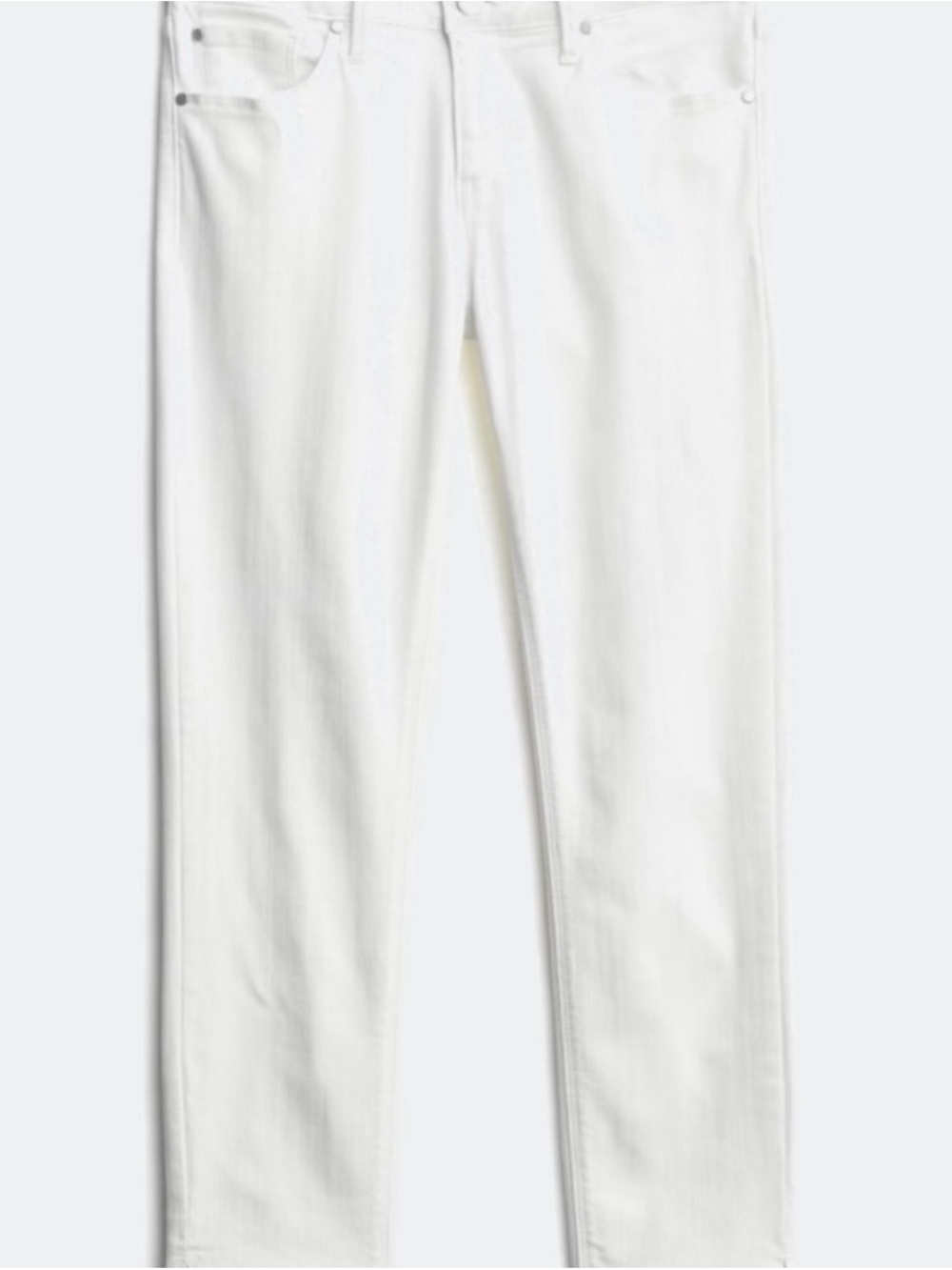 Women’s Straight-Leg White Jeans